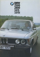 BMW 2500 2800 3.0S 3.0Si Prospekt 1975