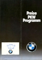 BMW pricelist 8.1976