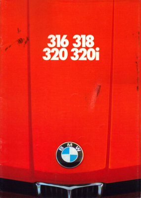 BMW 316 318 320 320i Prospekt 1977