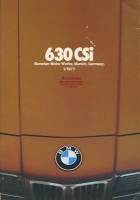 BMW 630 CSi brochure 1.1977 US