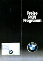 BMW pricelist 1.1978