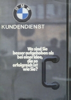 BMW Kundendienst Prospekt 1979