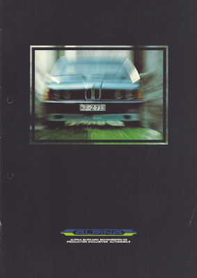 BMW 628.635 CSi Alpina Prospekt 3.1980
