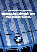 BMW Elektronik Prospekt 1.1981
