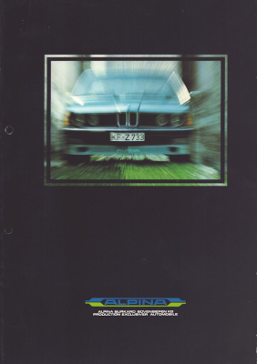 BMW 728 - 735i Alpina Prospekt 5.1981