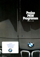 BMW pricelist 1.1982