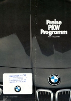 BMW pricelist 8.1982