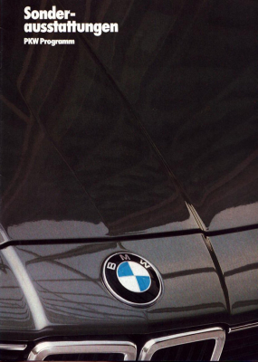 BMW Programm Sonderausstattung 1984