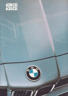 BMW 628 CSI 635 CSI Prospekt 1984