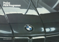 BMW pricelist 9.1984