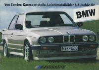 BMW Zender Additional equipment brochure 80s