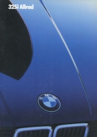 BMW 325i Allrad brochure 1985