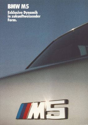 BMW M 5 Prospekt 1985