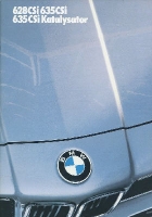 BMW 628 CSI 635 CSI brochure 1985