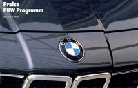 BMW Preisliste 4.1986