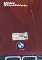 BMW 325i Cabrio / Kat. Prospekt 1986