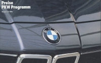 BMW Preisliste 8.1986