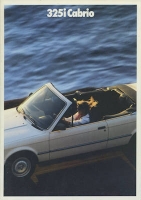 BMW 325i Cabrio brochure 1.1987