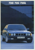 BMW 730i 735i 735iL brochure 1987