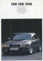 BMW 730i 735i 735iL colors 1988