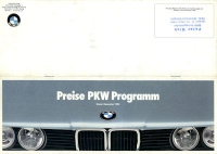 BMW pricelist 12.1988