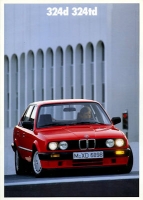 BMW 324d 324td brochure 1989