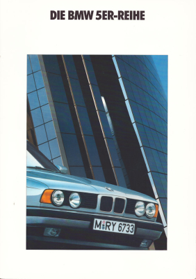 BMW 5er Prospekt 1991