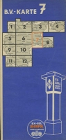 B.V. Karte 7 1930er Jahre
