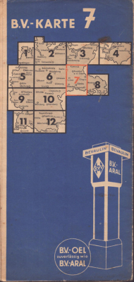 B.V. Karte 7 1930er Jahre