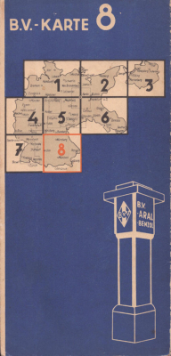 B.V. Karte 8 1930er Jahre