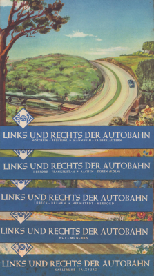 Preview: B V Links und rechts der Autobahn Mappe 1951