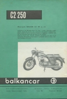 Balkan C2 250 Prospekt ca. 1969