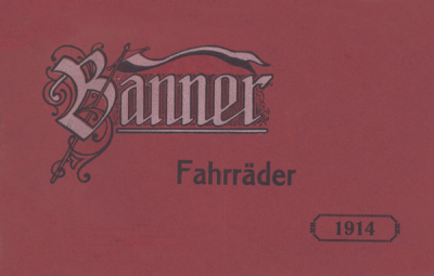 Banner Fahrrad Programm 1914