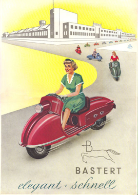 Bastert Einspurauto Prospekt ca. 1952