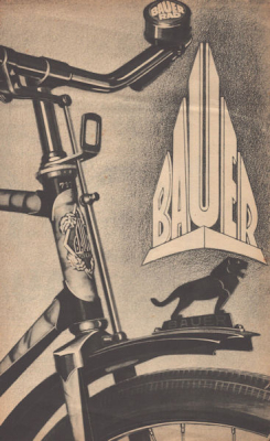 Bauer Fahrrad und Motorfahrrad Programm 1936