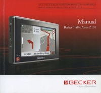 Becker Traffic Assist Z 101 owner`s manual ca. 2008
