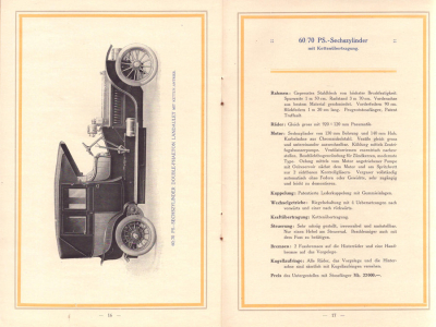 Preview: Beissbarth Automobile Prospekt ca. 1910