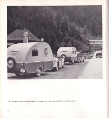 Preview: Hans Berger / Rotschwaige Wohnwagen-Bilderbuch ca. 1940