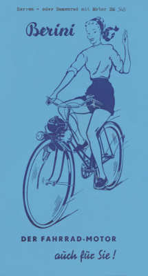 Berini Fahrrad Motor Prospekt 1952