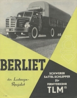 Berliet TLM 15 Prospekt 9.1955
