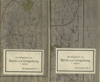 Der Wegweiser von (Maps) Berlin und Umgebung Blatt 1-4 1946