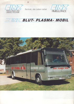 Binz Blut-Plasma-Mobil Bus Prospekt 1995
