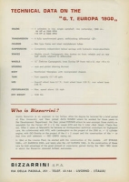 Preview: Bizzarrini G.T. Europa 1900 Prospekt ca. 1967