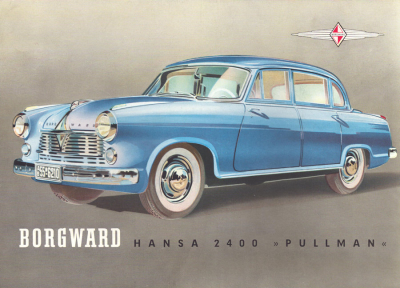 Borgward Hansa 2400 Pullman Prospekt ca. 1955