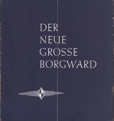 Borgward P 100 Prospekt 1.1960
