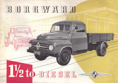 Borgward 1,5 to D Prospekt ca. 1955