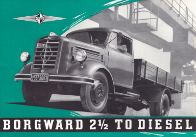 Borgward 2,5 to D Prospekt ca. 1955