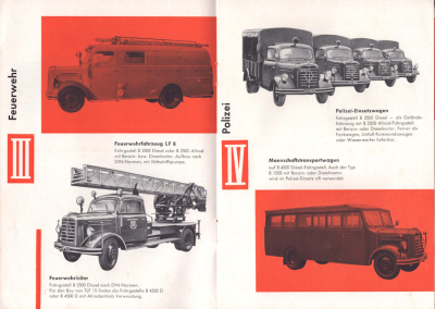 Preview: Borgward Kommunalfahrzeuge Prospekt 10.1955