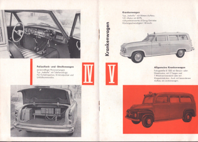Preview: Borgward Kommunalfahrzeuge Prospekt 10.1955