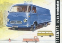 Borgward 1,5 to Frontlenker brochure 11.1957